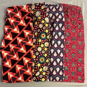 4 NEW pairs of LuLaRoe Leggings!